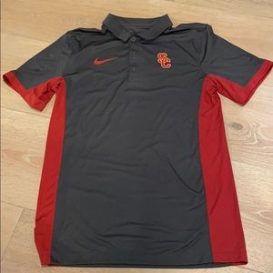 USC branded Nike Dryfit Polo